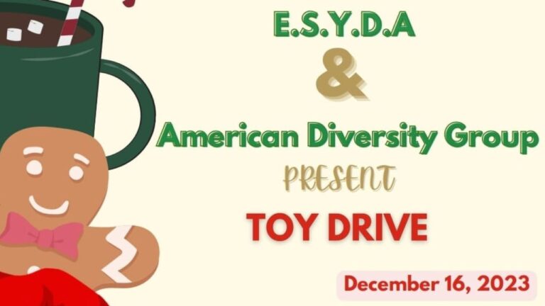 E.S.Y.D.A and American Diversity Group Toy Drive