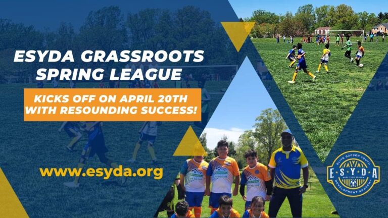 ESYDA Grassroots Spring League Kicks Off on April 20th with Resounding Success!