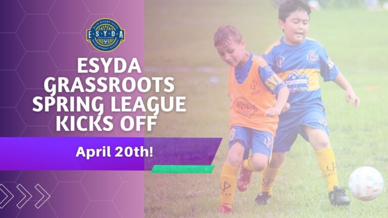 ESYDA Grassroots Spring League Kicks Off April 20th!