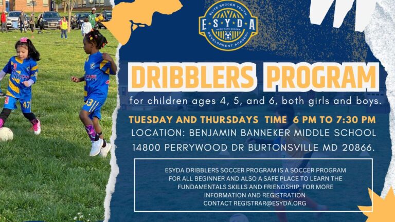 ESYDA Dribblers Soccer Program: A Safe Place to Learn and Grow