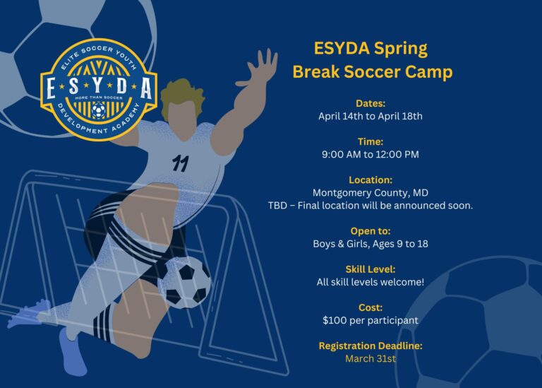 Kick Off Your Spring Break with the ESYDA Soccer Camp!