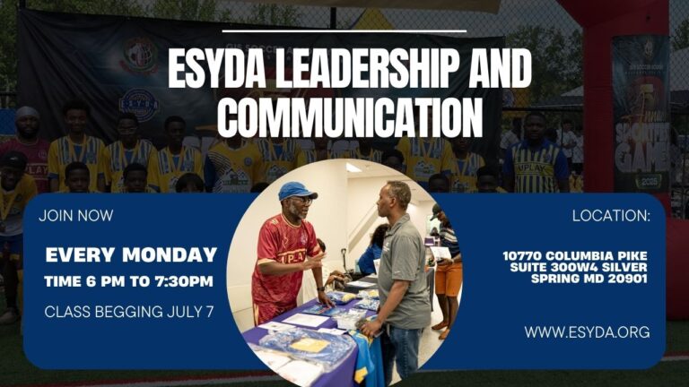 Unlock Your Potential: Join the ESYDA Leadership and Communication Class!