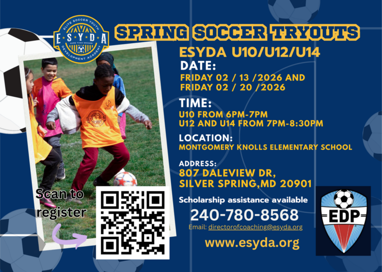 ESYDA Spring Soccer Tryouts 2026