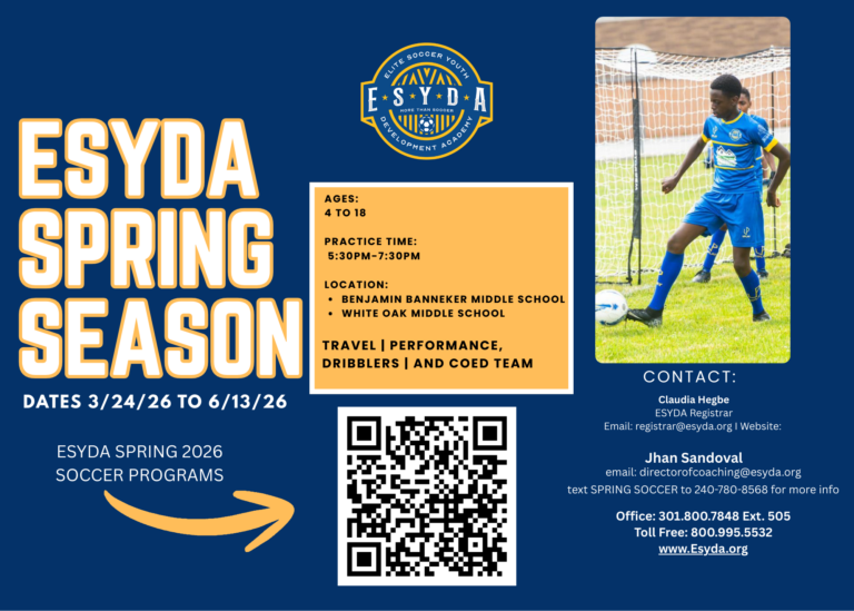 ESYDA Launches Spring 2026 Soccer Season for Youth Ages 4–18